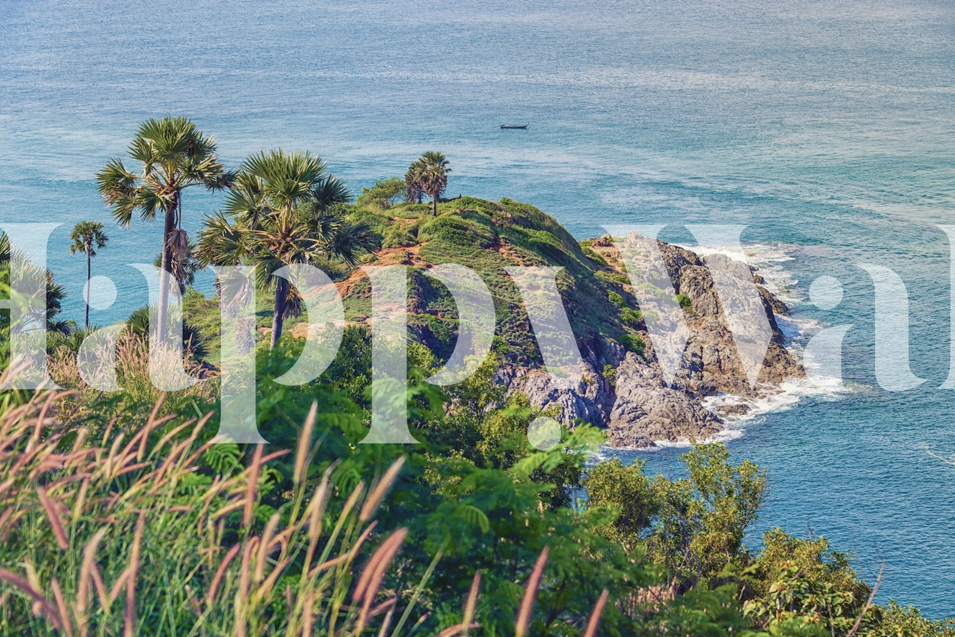 Papel de parede Prom Thep Cape em um quarto