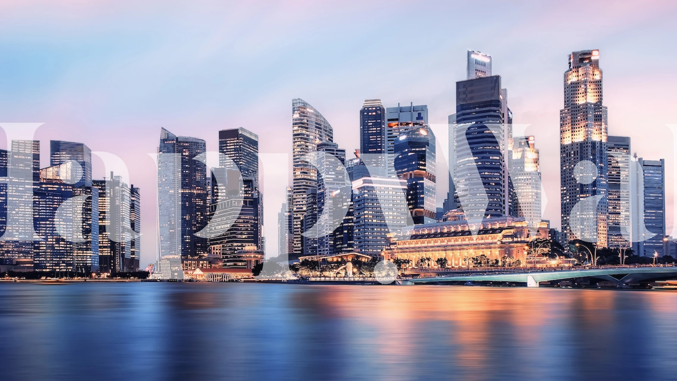 Geometric pattern in pink and white tones wallpaper