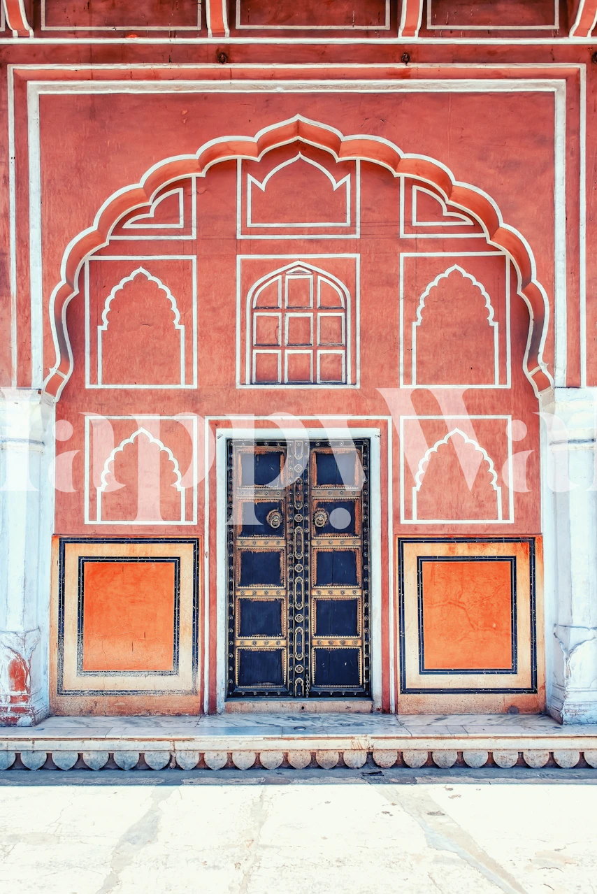 Jaipur architecture wallpaper in a room