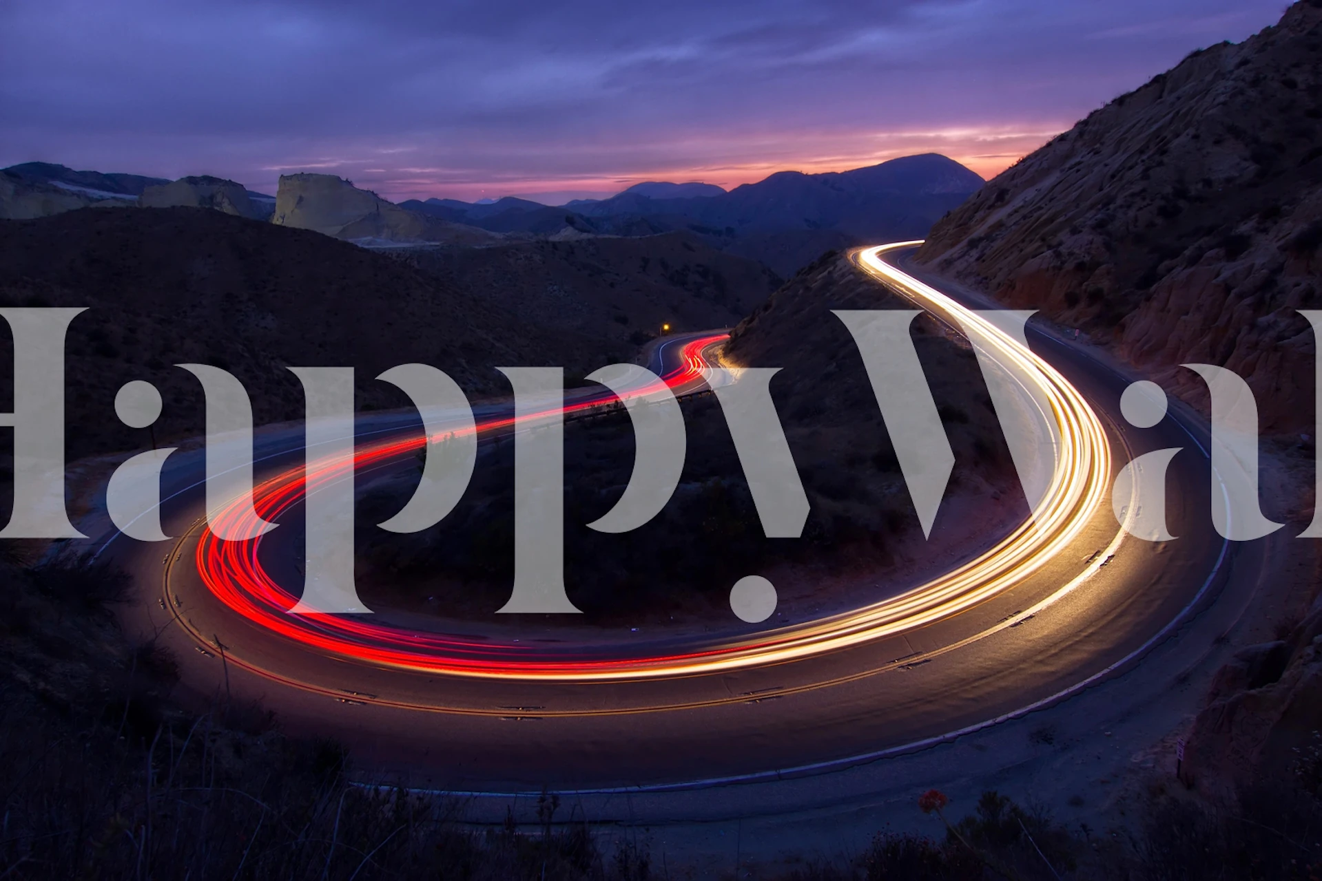 Headlights and brake lights wallpaper in a modern room