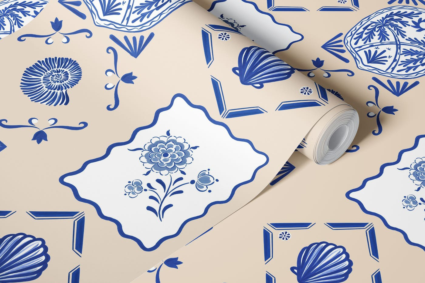 ILLUSTRATED TILES wallpaper roll