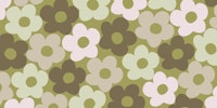 Retro Fall Daisies 1 tapete