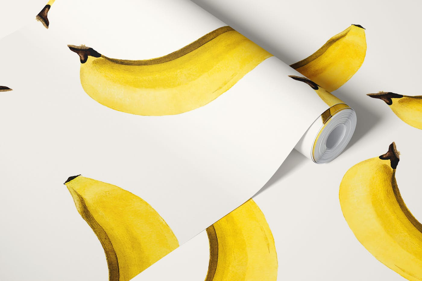 Bananas pattern 1 wallpaper roll