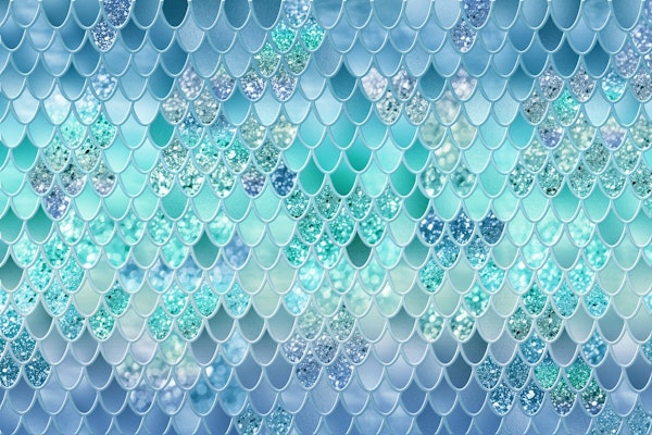 Summer Mermaid Glitter Scales 12