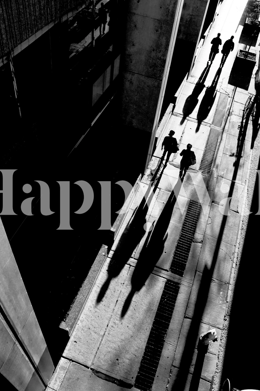 Design de papel de parede Queen Street em um quarto