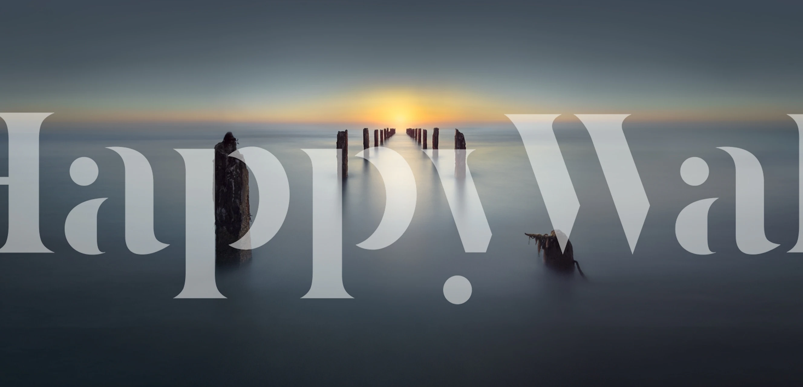 Fond d'écran Last Light présentant une scène de coucher de soleil serein