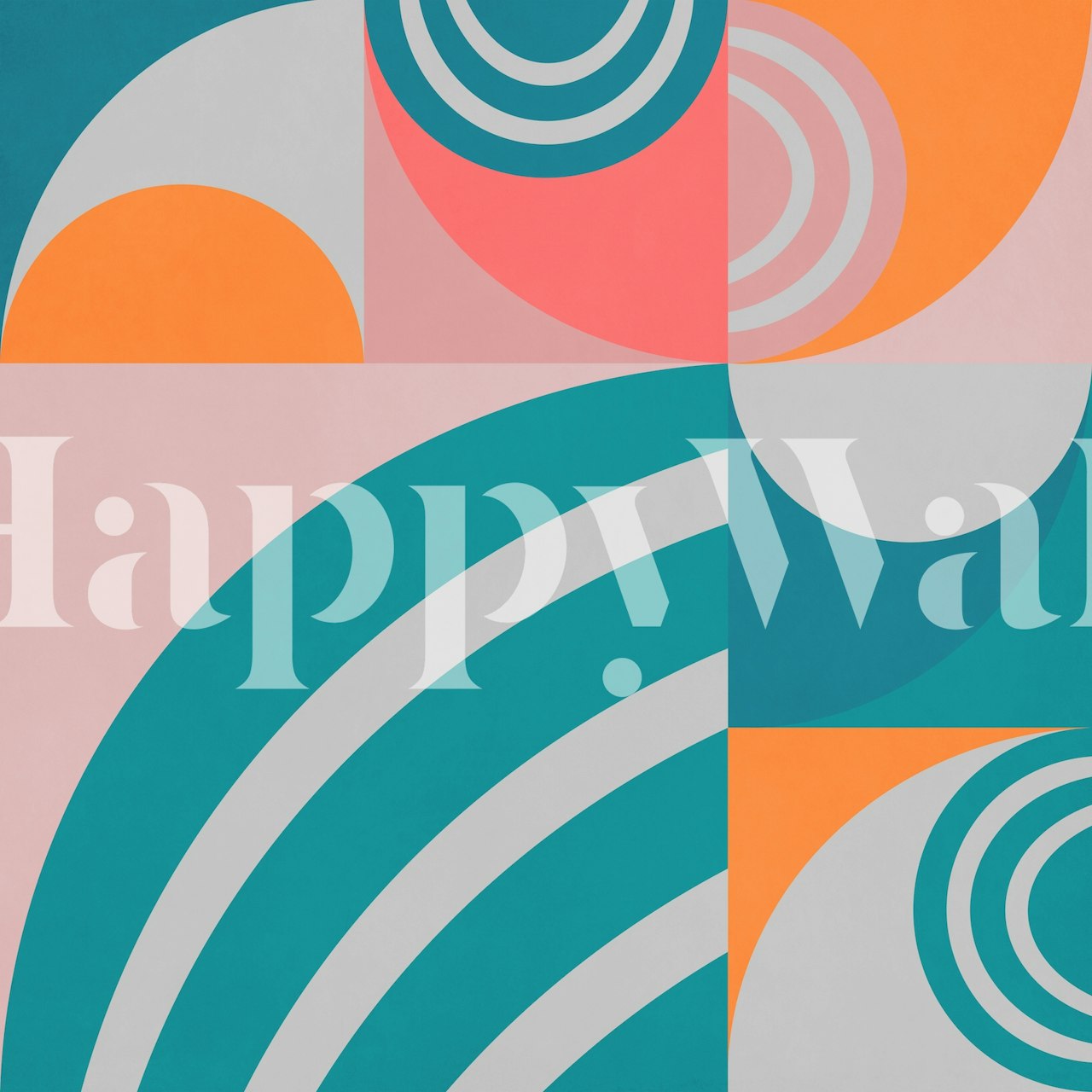 Fun Ferris wheel wallpaper in a room