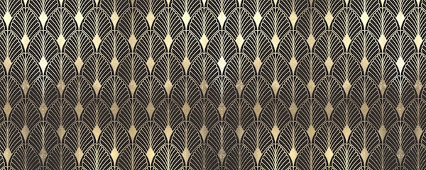 Golden geometric pattern