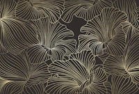 Golden floral lines tapety