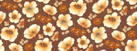 Warm Boho Poppies Field wallpaper