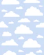 Pastels Clouds Pale Blue