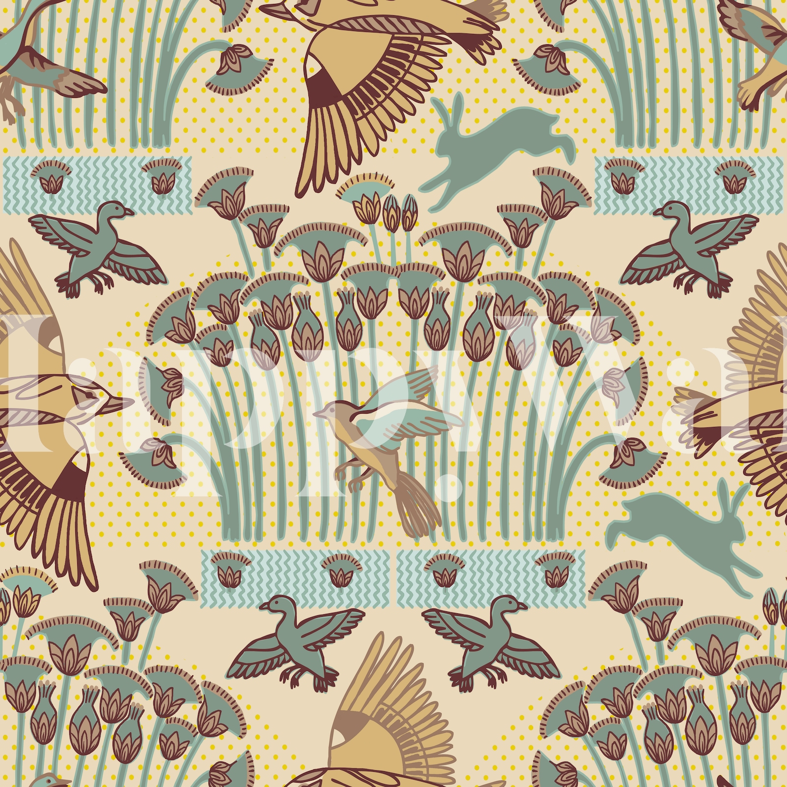 Birds Of Ancient Egypt Wallpaper - Buy Online At Happywall