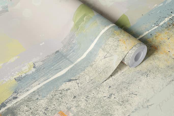 watercolor vintagewallpaper roll