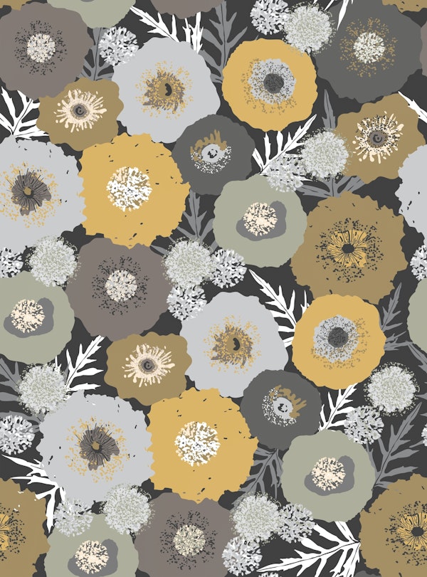 BOLD POP FLOWERS DARK