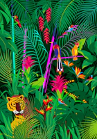 Tropical Jungle Life tapeta