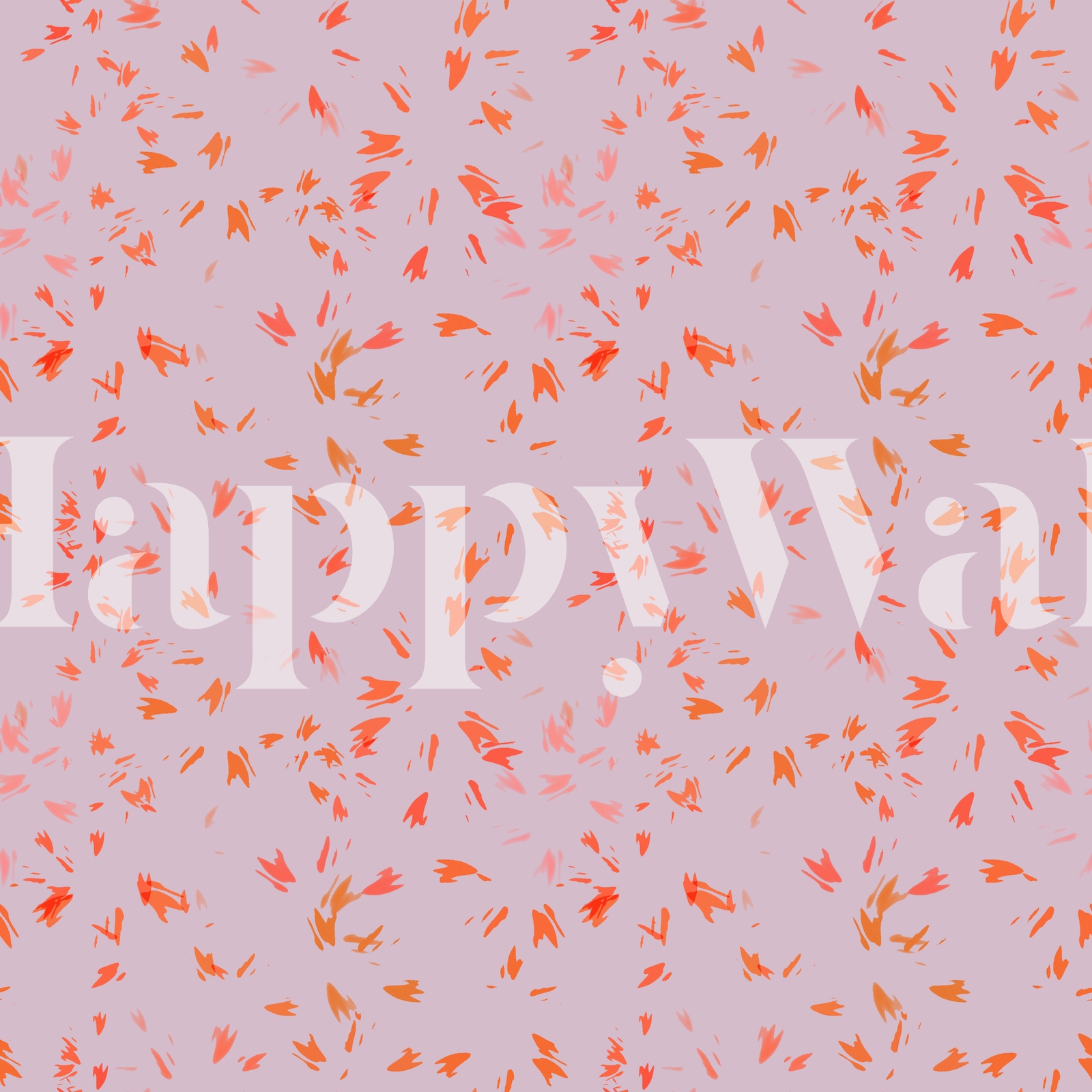 Pink Floral Wallpaper with Petal Design