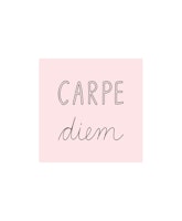 Carpe Diem memo soft pink wallpaper