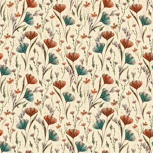 Pressed Woodland flowers