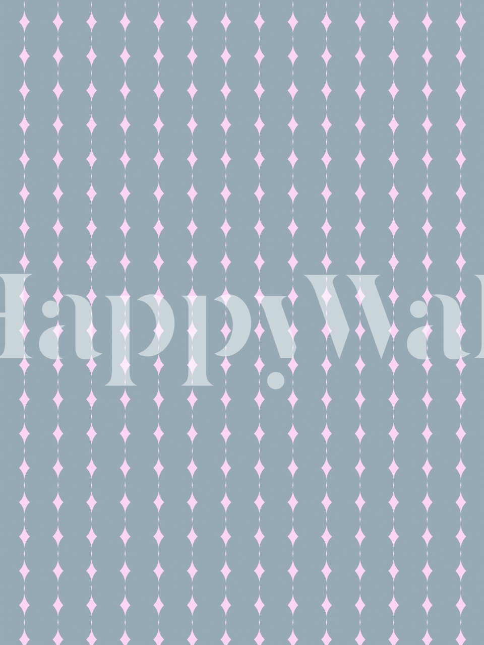Light pink stars pattern on a soft blue background wallpaper