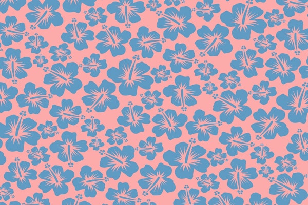 Blue and Pink Garden