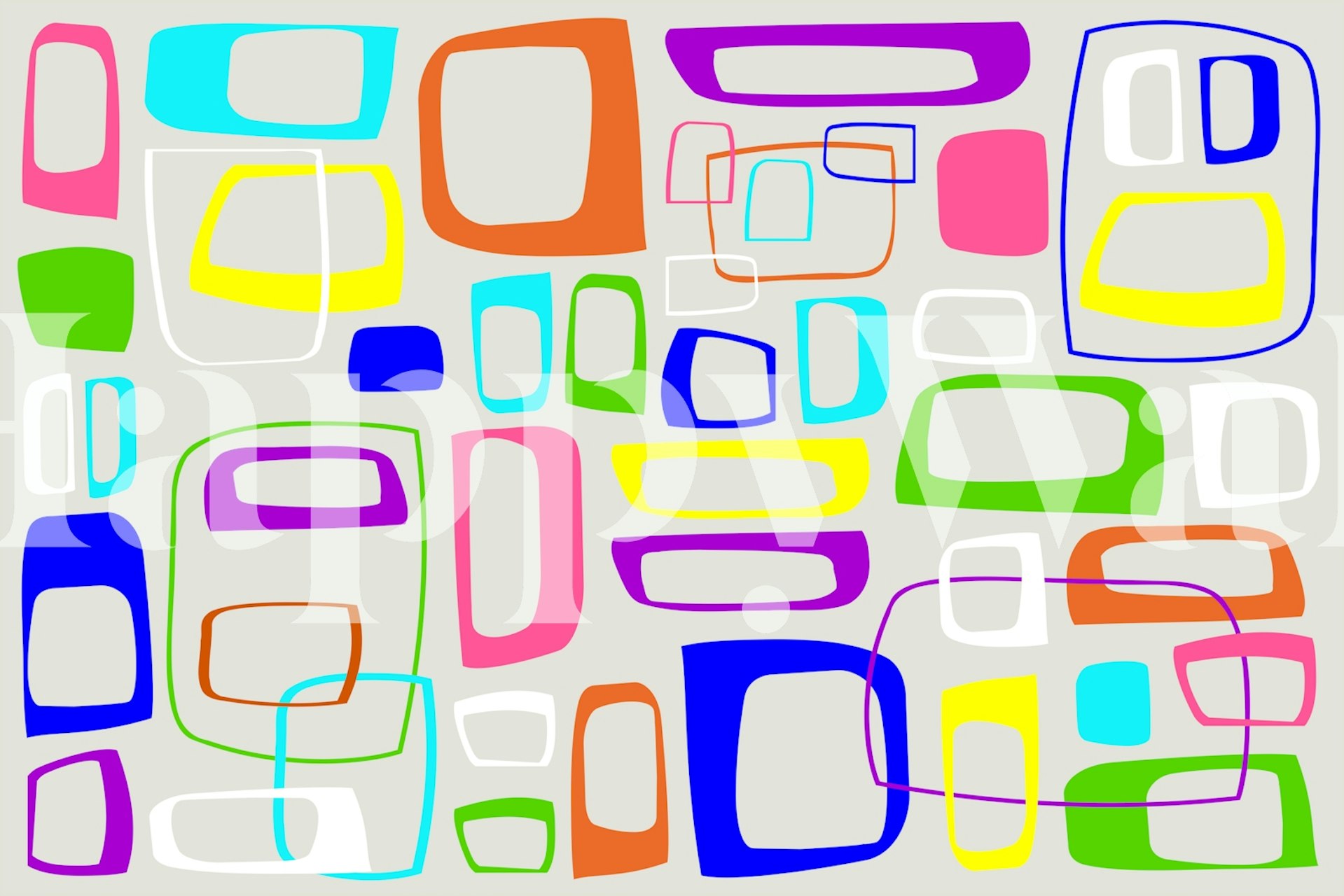 Angles Panel 2 wallpaper in a room