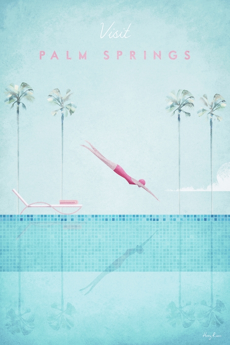 Palm Springs Vintage Travel Poster