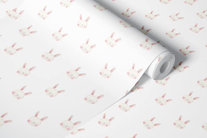 Cute rabbitswallpaper roll