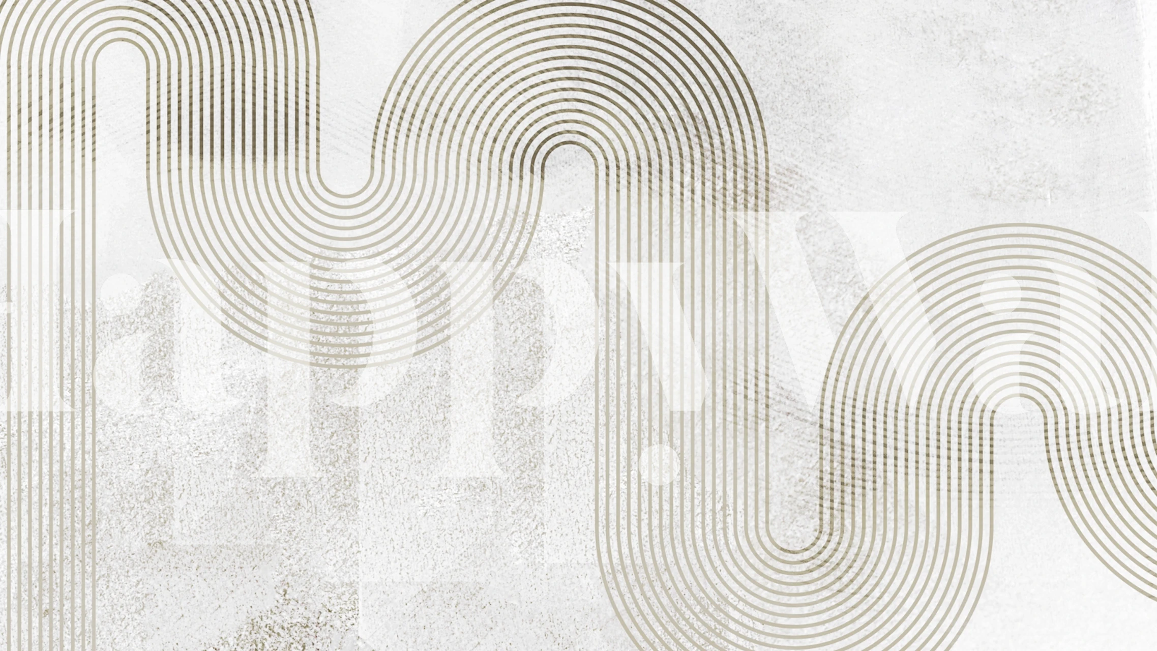 Seventies Japandi Background papel de parede em um quarto