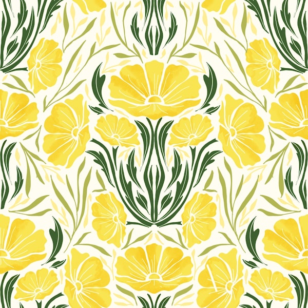 Morning glory florals