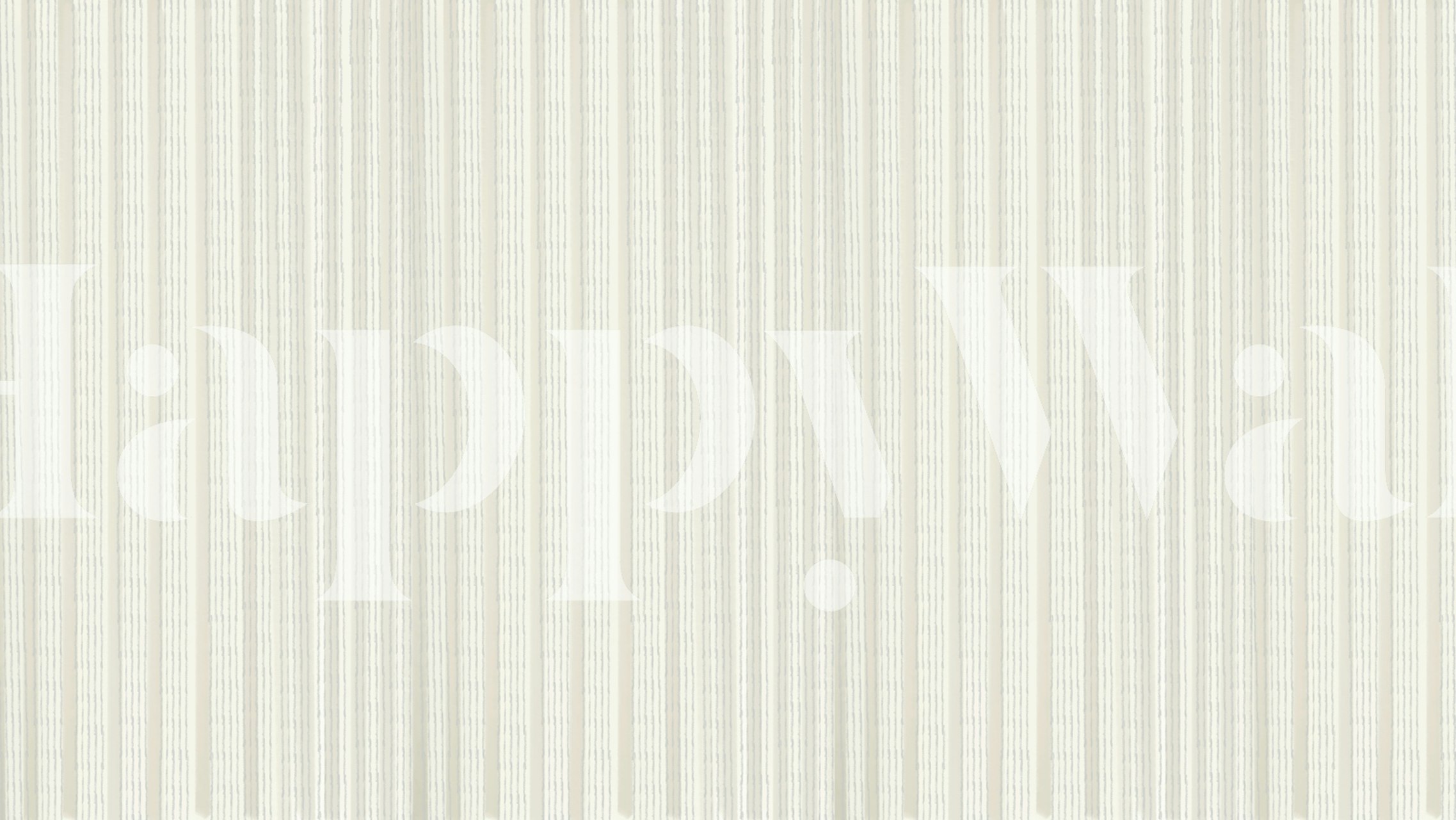 Seventies handbemalte Tapete in einem Zimmer