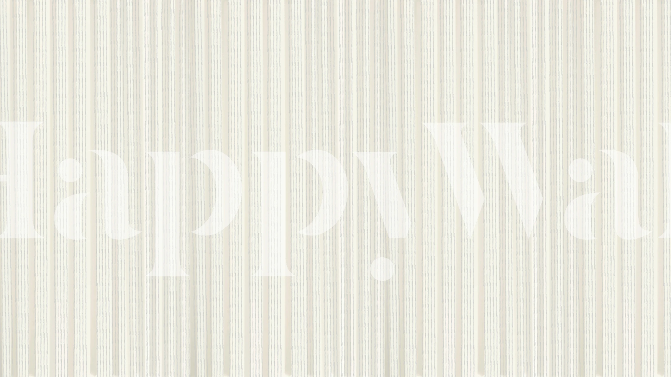 Seventies hand-painted wallpaper in a room