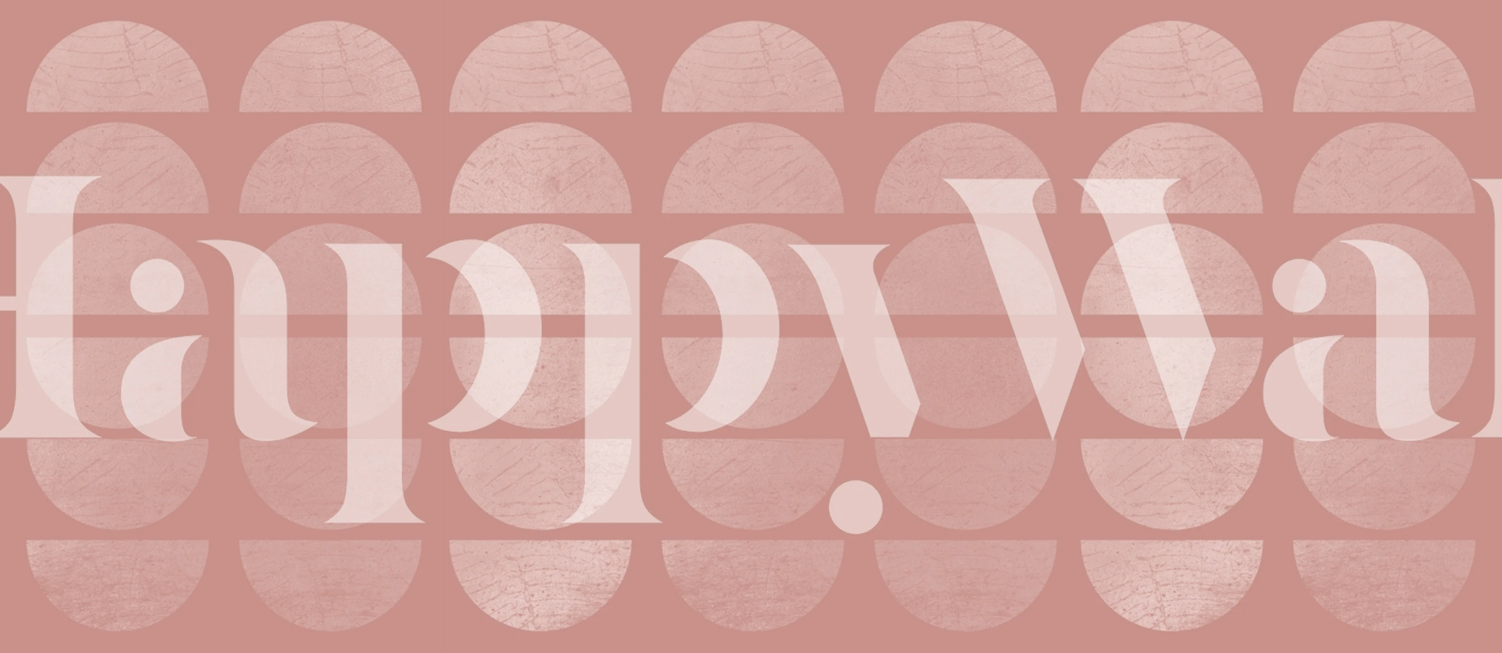 Warm Seventies wallpaper in a room