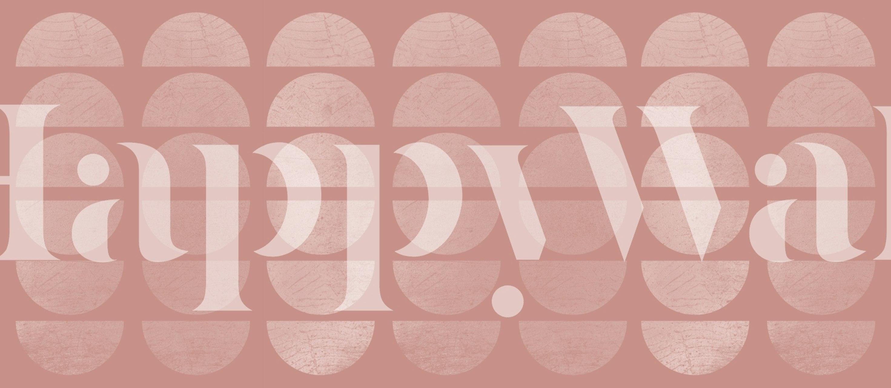 Warm Seventies wallpaper in a room