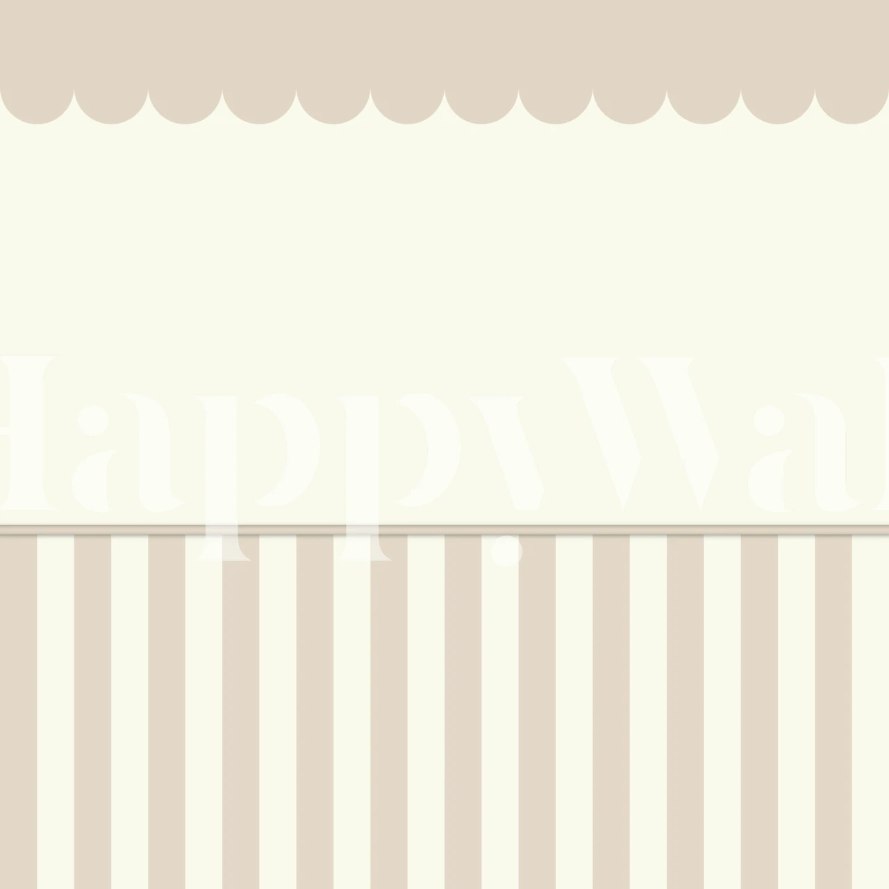 Neutral striped wallpaper with gray blocks and subtle texture