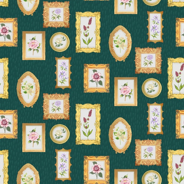 Vintage Frame & Flower 2