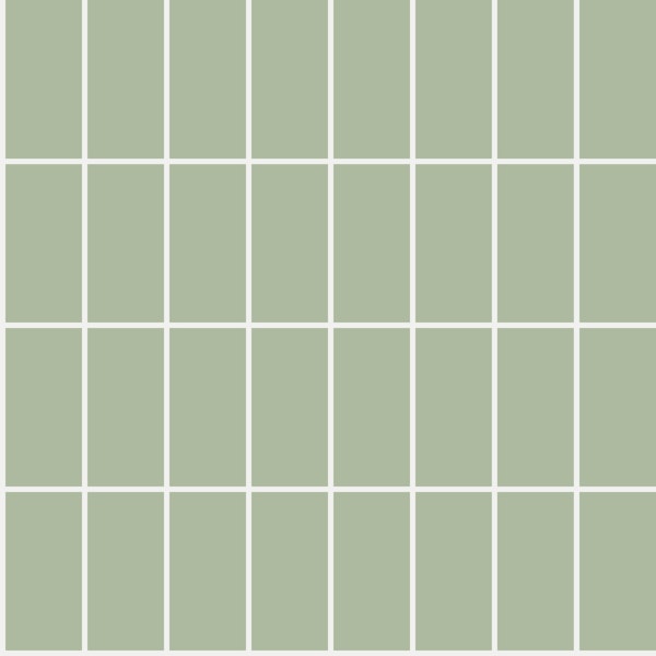 Simple Tiles - Sage and White