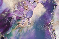 AMETHYST DIAMONDS GOLD papiers peint