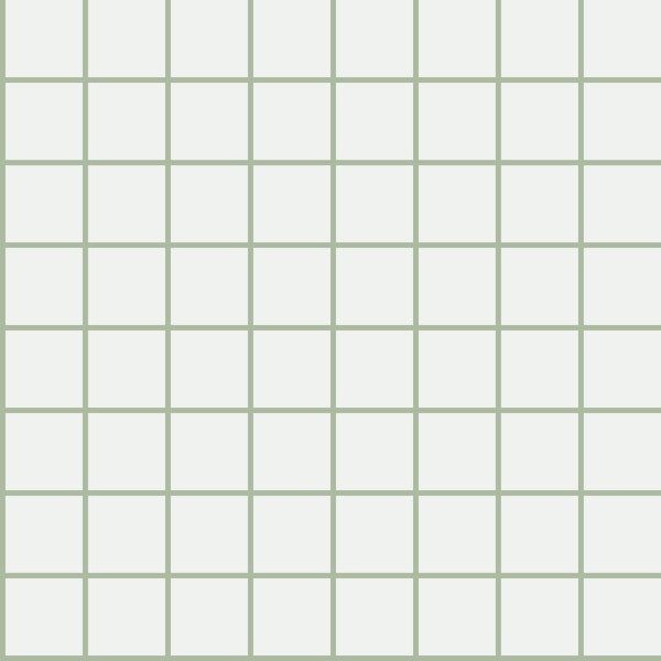 Minimal Squares - White and Sage