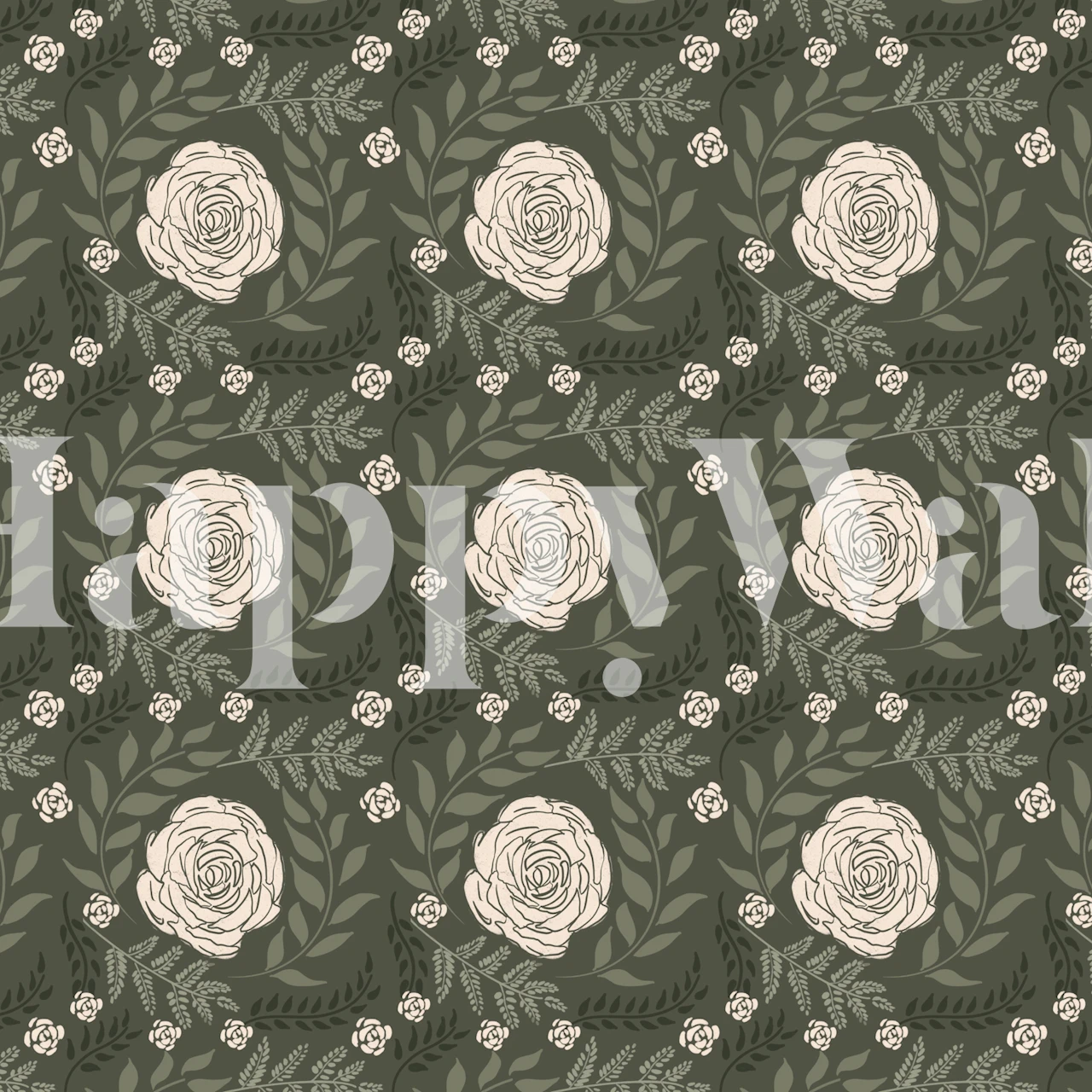 Harmony Pattern wallpaper in a room