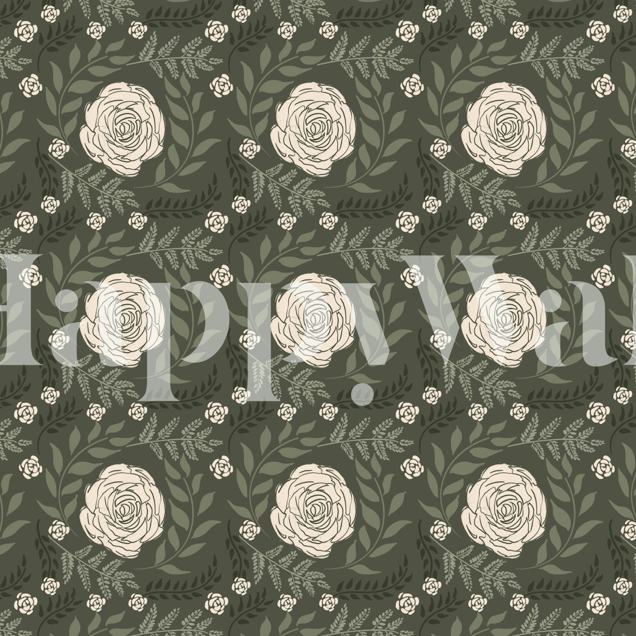 Harmony Pattern wallpaper in a room