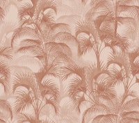 Tropical Palm leaves terracotta ταπετσαρία