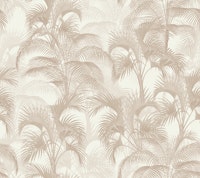 Tropical Palm leaves neutral beige ταπετσαρία