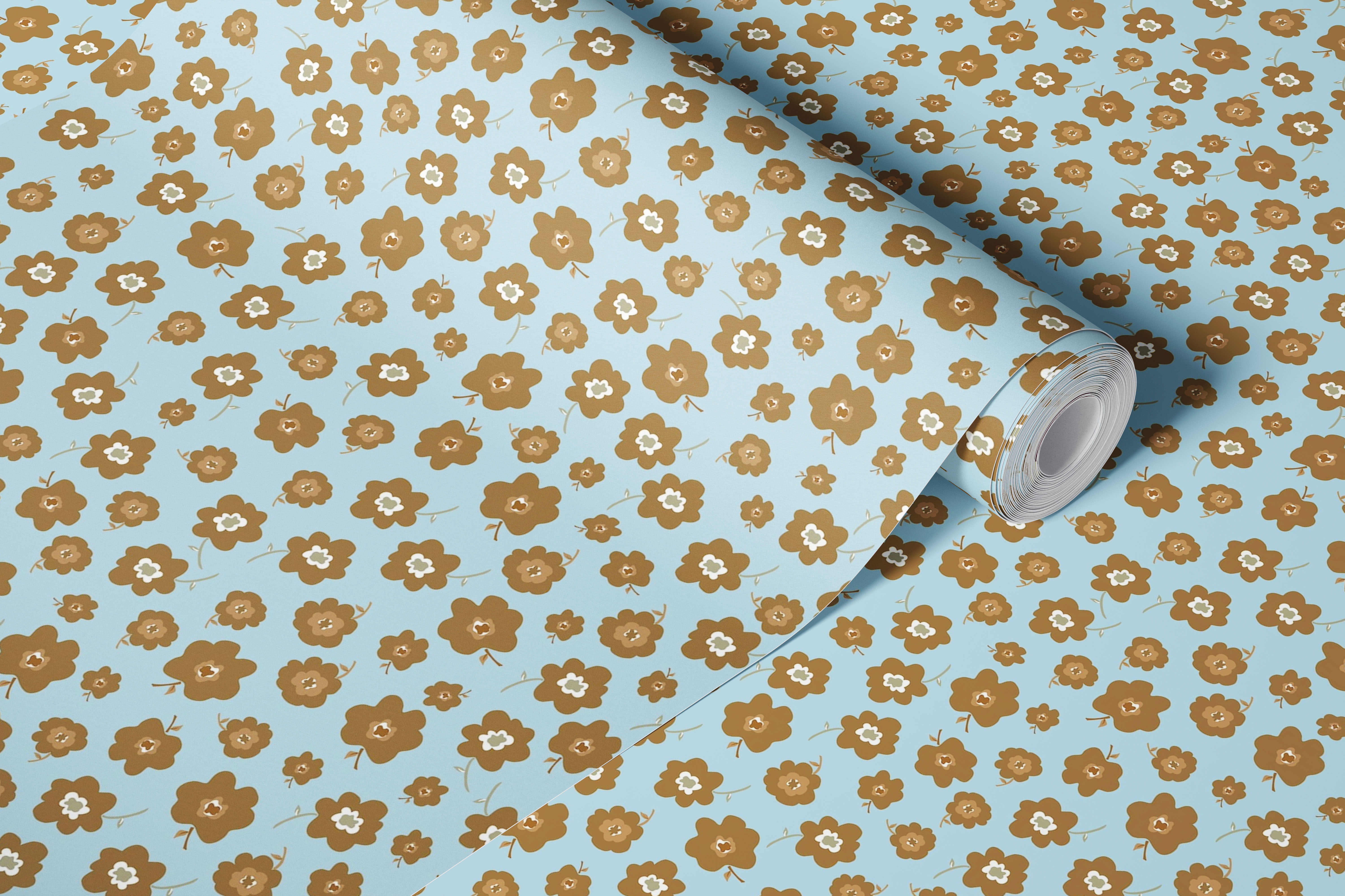 Ditsy pattern 7 floral wallpaper design