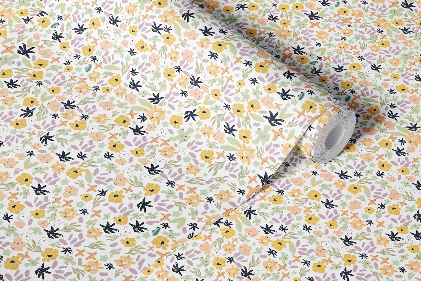 Ditsy pattern 5 wallpaper roll