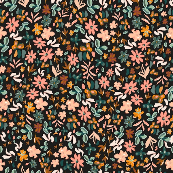 Midnight Wildflower Garden