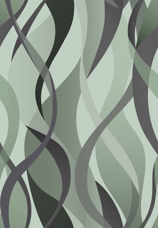 CURVES IN GREEN TONES