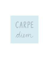 Carpe Diem memo light blue wallpaper