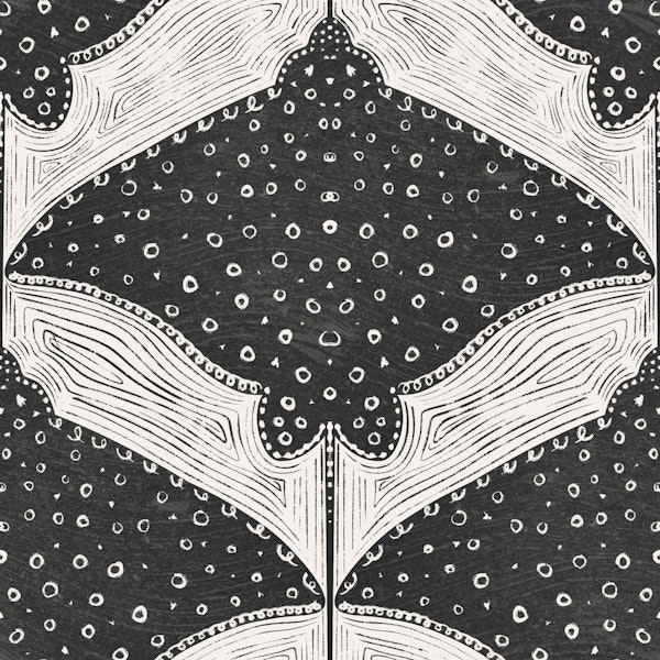 Block Print Sting Rays