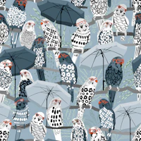 budgie on vacation blue wallpaper