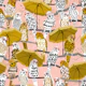 budgie on vacation blush pink